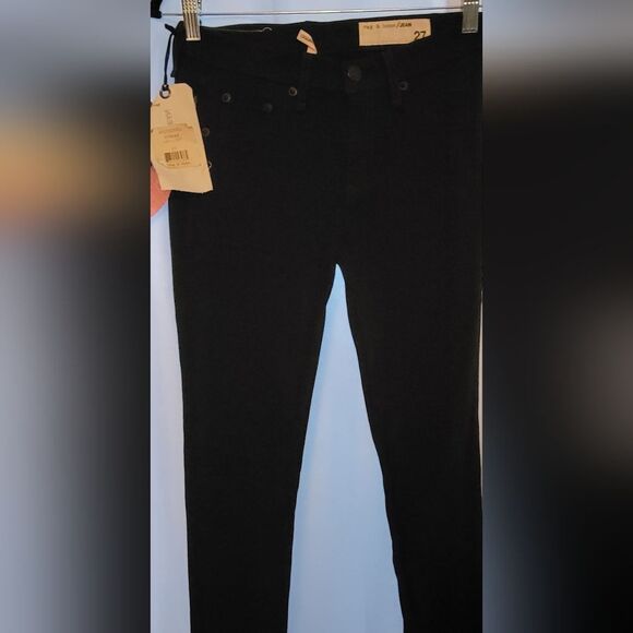rag & bone Classic Black Skinny Jeans - Picture 2 of 7